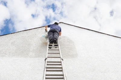 Peinture extérieure à Mornant — façades et ravalement
